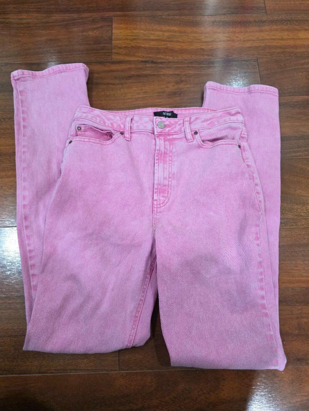 AFRM Heston Pink Denim jeans